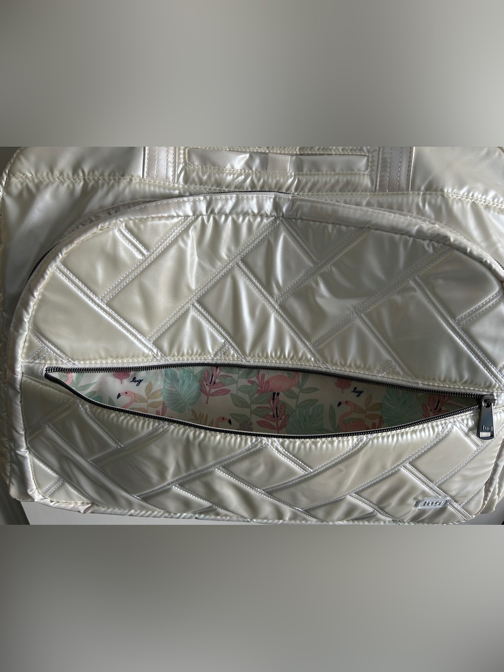 LUG STEAMBOAT SE DUFFLE METALLIC DIAMOND NWT - Picture 5 of 11
